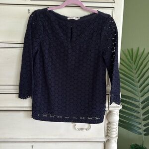 Tory Burch Navy Top. Size XS